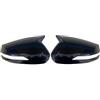 QINGHUAWANG Calotte Specchio 2 Pezzi Per KIA Per Sportage NQ5 2021-2025 Copertura Specchietto Retrovisore Laterale Copri Specchietto(Glossy Black)