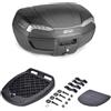 GIVI E46NT2 Monolock Bauletto Topcase con piastra fissaggio Inclusa Riviera Moto