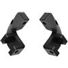 SAUANMNKTP Pedane Moto Per BMW R1250GS R1200GS LC ADV S1000XR R 1200 1250 GS Da Avventura CNC Poggiapiedi Passeggero Riposizionamento Set Pedane Arretrate Poggiapiedi(Black)