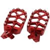 XJSMDXJ Pedane Passeggero Poggiapiedi Motocicletta Per Beta RR 125 250 300 350 400 430 480 520 525 2T 4T X Trainer 250 300 Motard Accessori In Lega Di Alluminio Colore Rosso Orientazione Anteriore