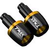 HJTEDHE Manubrio Stabilizzatori Bilancieri Moto per Ya&ma&ha per T-Max 560 2019-2023 Manopole Universali per Manubrio Bar Ends cap Contrappeso Spine Scivolo Tappi Manubrio Bici(4)