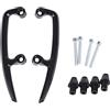 Jojomino Maniglioni posteriori Passeggero Passeggero Grab Rail Maniglia per NINJA650 Z650 NINJA 650 2017-2021 (nero)