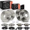 Frankberg set freni incl. 4 dischi freno + 8 pastiglie freno Anteriore | JZW615301J, 5Q0698451C; Compatibile con: Golf Alltrack BA5 BV5, A3 Limousine 8VM 8VS, A3 8V1 8VK, Leon SC 5F5