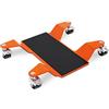 ConStands Carrello Sposta Moto Triumph Bonneville T120 compatibile con Cavalletto Centrale ConStands Mover II, max. 320 kg, arancione