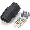 EVURU 6 pin 0.6 Connettore di filo elettrico impermeabile a tenuta 7282-2764-30 7283-2764-30 Auto inversione della presa radar compatibile con Nissan Toyota (Color : J 6P M 2Sets)