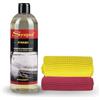 ecocar Synpol - Kit Shampoo Concentrato per Auto più 2 Panni in Microfibra - Lava, Protegge e Asciuga Rapidamente - Effetto Brillantezza - per Carrozzeria