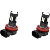 Eejghfwq Auto Anteriore Fendinebbia Per VW Per Jetta 6 MK6 Per Golf 6 MK6 Per Caddy Per Touran Per Tiguan Fari Fendinebbia Faro LED Fendinebbia Copertura Lampada Fendinebbia Fendinebbia Anteriore(LED bulbs)