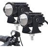 Generico Luci Ausiliarie Per Moto | Luce Lunga LED Per Motocicletta - Lampada Impermeabile Ad Elevata Luminosità Per Visibilità Notturna E Sicurezza Durante Gli Spostamenti In Moto Sera E Notte