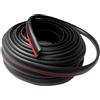 JXYFFS Auto Parafanghi Universale Per Auto Parafango Svasato Ruota Sopracciglio Protettore Arco Estensori Modanatura Guarnizione In Gomma Antigraffio Striscia Auto Splash Guard
