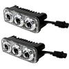 LONPEXDT Auto Fari 2 Pezzi Auto 3LED Super Bianco Ad Alta Potenza Luci Lavoro 6000K ~ 7000K DRL Luci Marcia Diurna Universali LED Fendinebbia Accessori Per Auto Fanali Fendinebbia
