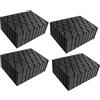 Drive Design Kit 4 Pezzi TAMPONI H80 mm. per Ponte Sollevatore - Tamponi in Gomma rettangolari 160x120x80 per Ponti sollevatori corghi ravaglioli omcn