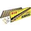 D.I.D Did Gold HD X-Ring 520 VX3 118 - Catena per Moto Husaberg (FE390 Enduro 10-11, FE390 Enduro 12, FE450 Enduro 09-12, FE570 09-12, TE250 11-12, TE300 11-12), Husqvarna (125 TC 14-15, 125 Te 14-15)