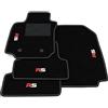 Somer Car Kit Tappetini Auto compatibili con Renault Clio 3 2005-2012 | Set Tappeti in Moquette, ricamo R_S, Tappeto auto su misura