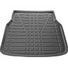 accessorypart Compatibile con Mercedes Classe C 2 (S203) 2000-2007 Flessibile Vasca Baule Piano di Carico Tappetino Bagagliaio Nero