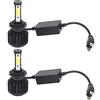 Gzcrdz estremamente luminoso LED fari X6 Series kit con 2 pezzi di lampadine LED per lampadine LED faro H7 80 W 8000LM LED Chip super Single Beam
