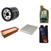 AOQ ORIGINAL QUALITY AOQ - KIT TAGLIANDO 3 FILTRI COMPATIBILE CON FIAT PUNTO (199) GRANDE PUNTO 1.2 BENZINA+OLIO 5W40
