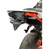 Moto Discovery Porta targa GREF compatibile con KTM 790/890 Adventure 2019-2025 / SMT 890 2023-2025 (con pulsante flip-up)