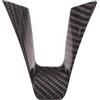 SPUFKGE Auto Interni Telaio Trim Per Alfa Per Romeo Per Giulia Per Stelvio 2017-2019 Decorazione Volante Cornice Copertura Modanatura ABS Fibra Carbonio