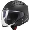 LS2, Casco Moto Jet COPTER SOLID Matt Black, XS