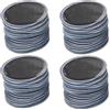 Qiilu pezze riparazione camera d'aria,Qiilu 80 pezzi/scatola 58mm Attrezzi per Riparazione Pneumatici auto rotonda gomma naturale riparazione pneumatici ago patch freddo patch tubeless