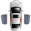 YSOLDA per Kia Sportage 2018-2024 Tendine Parasole Auto Magnétique Anti-UV Tende Finestrini Laterali Anteriore Posteriori Visiera Traspirante Copertura,B/2 Rear Doors