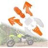 Rynplex Kit corpo carena in plastica adatti a CRF50 XR50, CRF 50 Pit Dirt Motor Trail Bike 50cc 70cc 90cc 110cc 125cc 140 Kit carenatura moto(Orange with white)