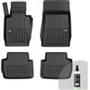 FROGUM ProLine 3D Set Esclusivo di tappetini auto per BMW Serie 3 E46 1998-2005 | Materiale TPE durevole | Bordini più alti