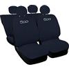 Rebeca Shop COPRISEDILI PER AUTO COMPATIBILI CON 500 MADE IN ITALY SET IN VARI COLORI (Blu Scuro)