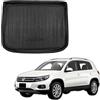 J&J AUTOMOTIVE SCOUTT Vasca Bagagliaio per Volkswagen Tiguan 1 5 Lieux 2007-2015, in TPE su Misura, Proteggi Baule con Bordo Alto 4 cm, Antiscivolo, Inodore