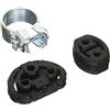 HJS 82 32 3574 Kit montaggio silenziatore | Compatibile con: FIAT 500, 500 C, PANDA, FORD KA