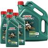 Castrol 4x 1 L + 5 L = 9 litri Castrol Magnatec 10W-40 A3/B4 olio motore; specifico: API SL/CF; ACEA A3/B4; VW 501 01/505 00; MB 229.1; Meets Fiat 9.55535-D2