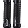 TAOBOZI Per SUZUKI BURGMAN 650 400 125 200 250 AN650 AN400 AN125 AN200 Manopole Manubrio Moto Manopole Thruster(Black)