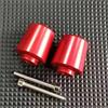 ZYUHUA Per: Honda NSS350 FORZA350 FORZA 125 300 250 Accessori Moto CNC Manopole for manubrio Estremità del manubrio Spina Anti vibrazioni 7/8 Inch 22mm(Red)