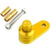 HXYLS Compatibile con Adv150 Adv350 X Adv 150 350 Xadv 750 CNC Interruttore del freno di stazionamento Leva di arresto Pulsante di blocco ausiliario Accessori moto(Gold -A)