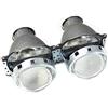 NGHSDO Angel Eyes Titolare del metallo del proiettore HID di Bixenon del bixenon da 3,0 pollici HID adatto for H7 Xenon Bulbi Xenon Hid Xenon Kit Faro Faro Spedizione Gratuita Led Angel