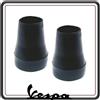 GSC RICAMBI SRL KIT COPPIA DUE SCARPETTE PIEDINI PIEDINO GOMMINI GOMMINO CAVALLETTO COMPATIBILE CON PIAGGIO VESPA PX TUTTI I MODELLI - VESPA PX PE - VESPA ARCOBALENO - VESPA LML STAR.