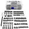 BYLKFC Viti Fissaggio Kit Bulloni Carenatura Moto Per Yamaha TMAX500 T-MAX500 TMAX 500 Dadi Di Fissaggio, Clip Carrozzeria, Viti Kit Bulloni Carenatura Per Moto(Nero)