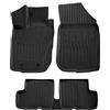 J&J AUTOMOTIVE SCOUTT Tappetini Auto in Gomma Su Misura per Dacia Duster 2010-2018, Set da 5 Pezzi, Tappeti 3D Design con Bordo Alto, Inodore, Qualità Premium