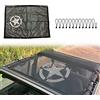 XYHAOAI Copertura superiore parasole in rete per protezione solare UV compatibile con Jeep Wrangler TJ YJ 1987-2006, stile 5 stelle
