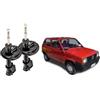 Generico KIT 2 AMMORTIZZATORI ANTERIORI compatibile FIAT PANDA (141) 4x4 dal 1980 al 2004 Trekking