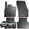 W-Parts TAPPETI - TAPPETINI IN GOMMA 3D TPE NERI PER AUDI Q3 DAL 2018 IN POI