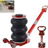 LARS360 Cric Pneumatico da 3t, Autoheber, Altezza di Sollevamento: 150-400 mm, Cric ad Aria Rapido con Maniglia Regolabile, Cric ad Aria con Cuscinetto Pneuamtico da 6600LBS per Auto Familiari e