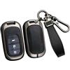 ontto Custodia per chiave auto, in metallo, con portachiavi, adatta per Honda HRV Accord CR-V Pilot HR-V Civic Vezel RV3 RV4 2022 2023, custodia per chiavi con telecomando, accessorio nero