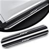 Yucisily 2 pedane laterali nere adatte per Hyundai Tucson 2015-2021 pedana Nerfbar in alluminio (con staffa)