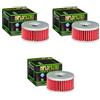 3x Filtri olio Suzuki DR 350 SH 92-94 Hiflo HF136