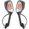 Artudatech Specchietto laterale per moto LED, Rearview Mirrors compatibile con Suzuki GSXR600 GSX-R750 GSXR1000 02-15 BK