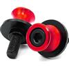 CCYYMOWOK M10 x 1.5 per Moto Morini XCape X-Cape 650 X Cape 650X 2022 2023 10mm Coppia di nottolini alza moto supporti nottolini forcellone posteriore (Rosso)