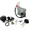 seba.ricambi Kit 3 Pz Blocchetto Chiavi Avviamento Sella Bauletto per Scooter Compatibile con Honda Sh 125/150 Cc Anni 2001-2008