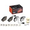 BREMBO Kit pastiglie freno, Freno a disco P23141X Compatibile con: ALFA ROMEO MITO, CITROËN E-MEHARI, NEMO Großraumlimousine, NEMO Kasten/Großraumlimousine, FIAT 500, 500 C, FIORINO Großraumlimousine