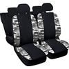 Lupex Shop Coprisedili auto compatibili con Renegade, colore Nero Mimetico Grigio, Made in Italy, tessuto poliestere, Airbag Compatibile